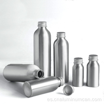 Botella de aluminio de 30 ml con tapa de aluminio